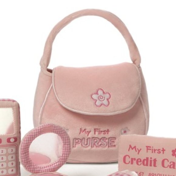 My 1st Purse Pink Plush 5 Piece Play Set - Picture 2 of 4